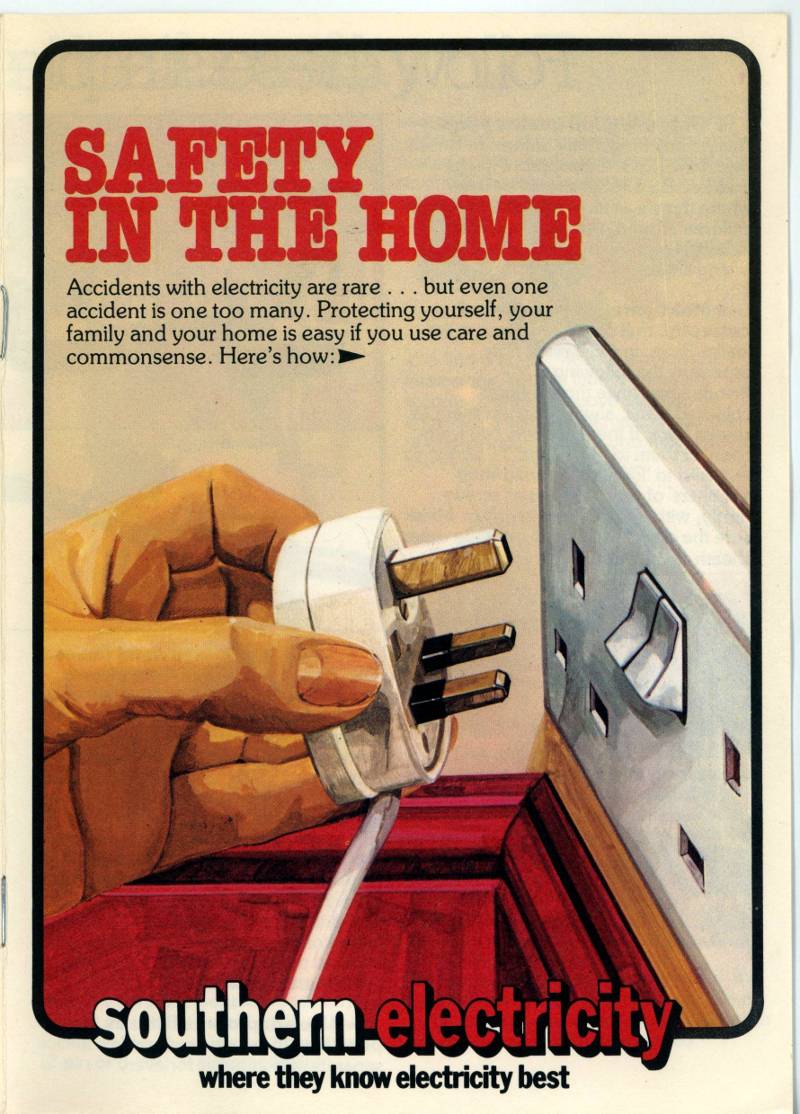 Southern Electricity 1978 Safety in the home page 1
