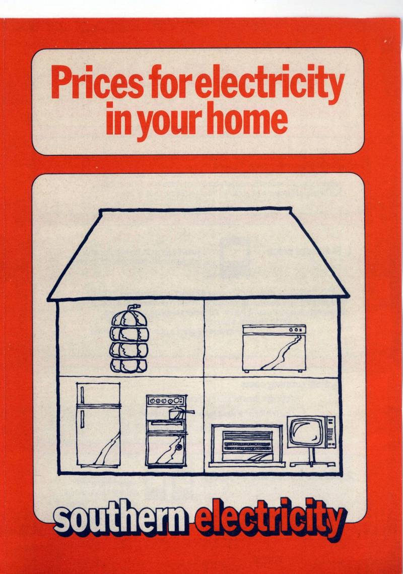 Southern Electricity leaflet from 1980 - page 1