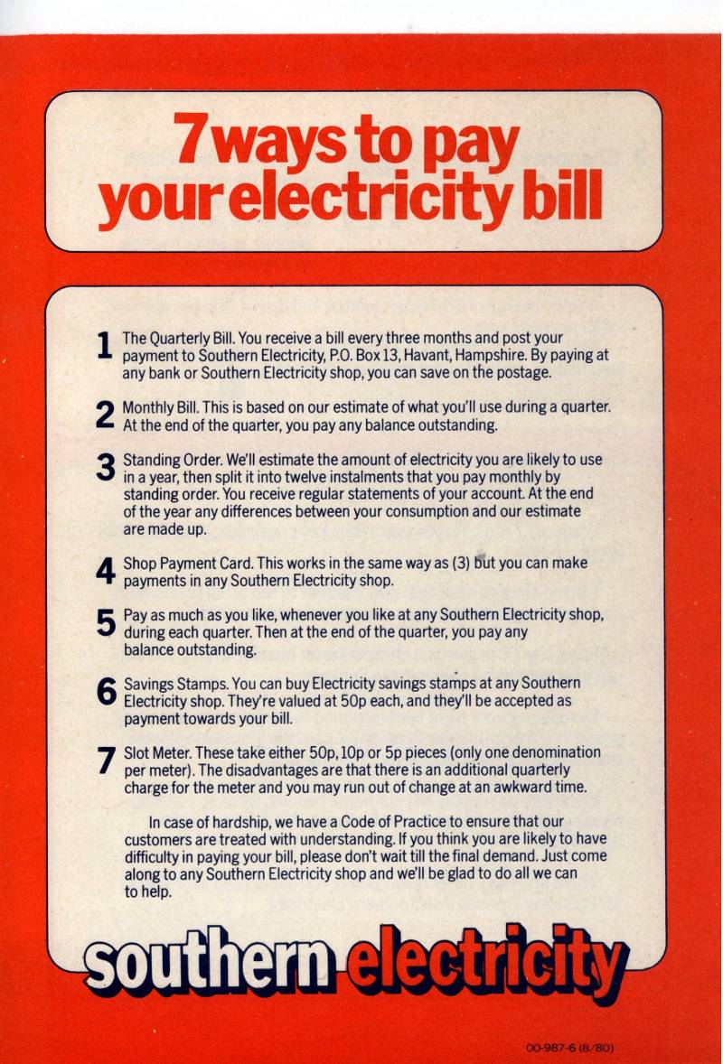 Southern Electricity leaflet from 1980 - page 4