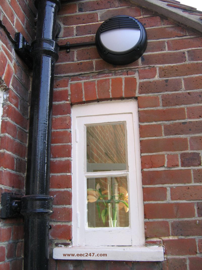 Subtle patio lighting for a customer to sit out on a summer's evening sipping wine without being blinded by a floodlight