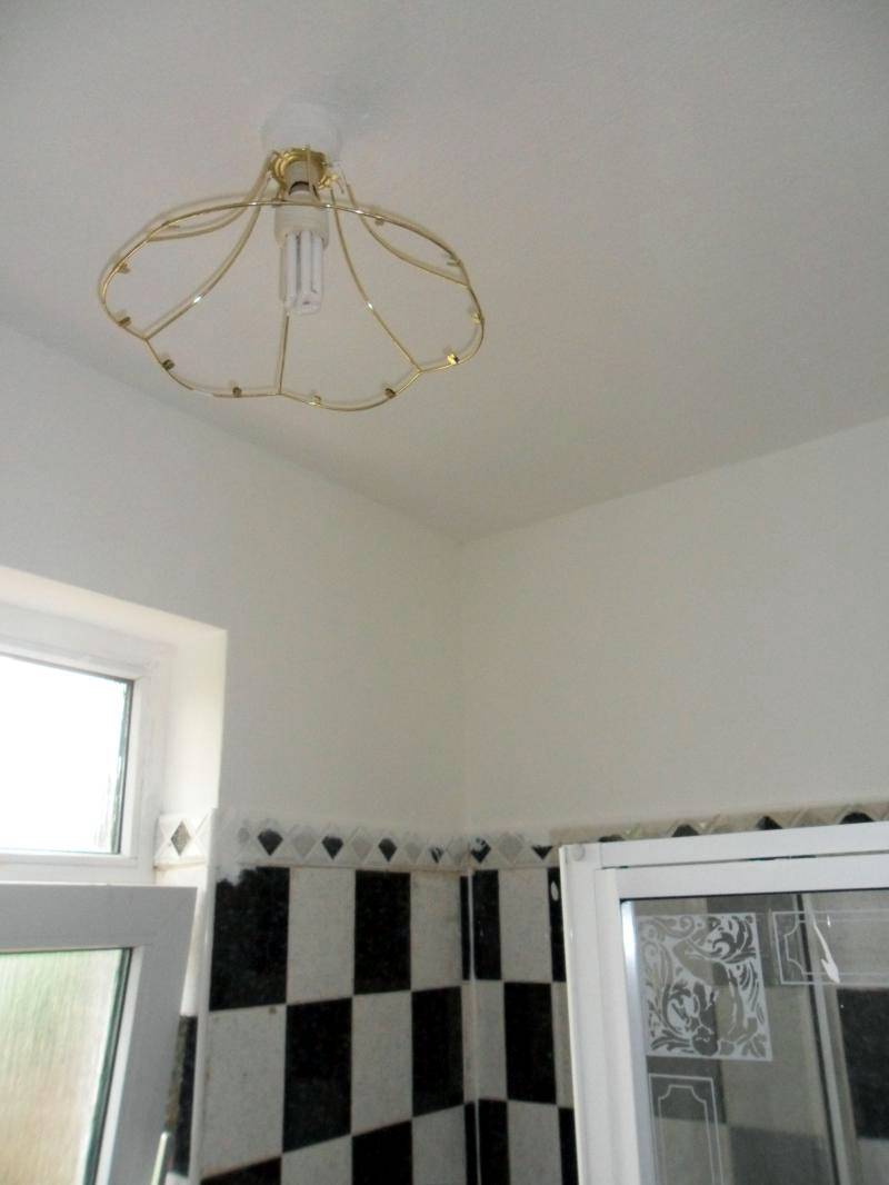 This light fitting is not suitable for a bathroom