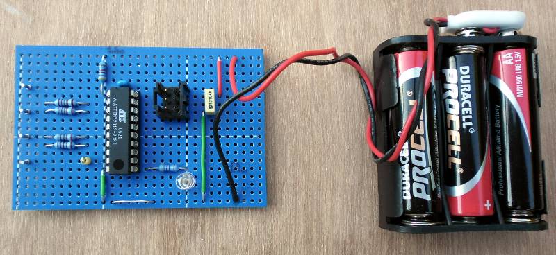 Built and working electronics for the "Piezo" Experiment