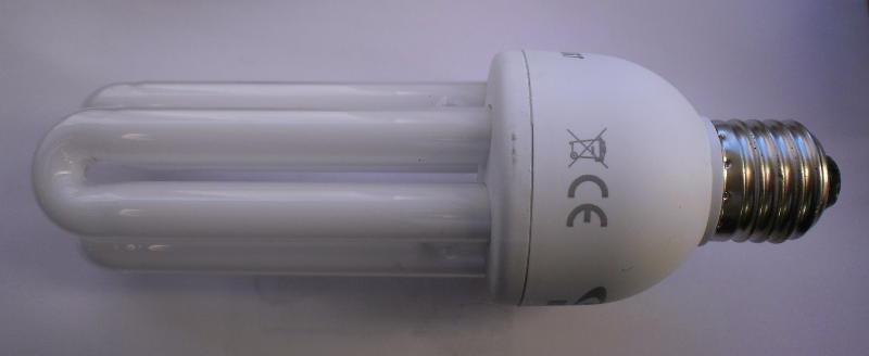 Photograph of a typical CFL stick