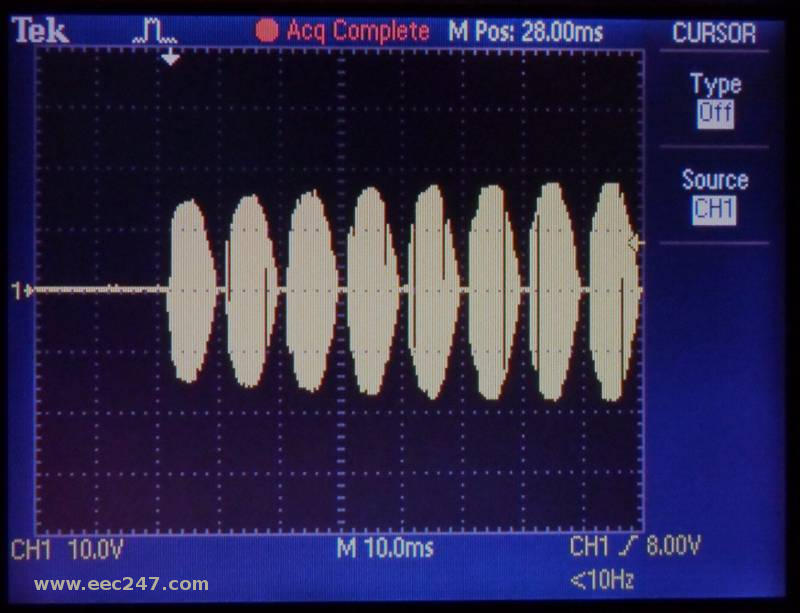 The better quality electronic transformers have a slow start to increase lamp life